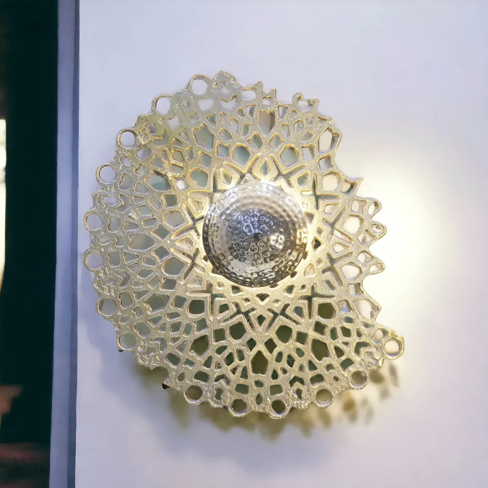 Homfye Lattice Orb Wall Light